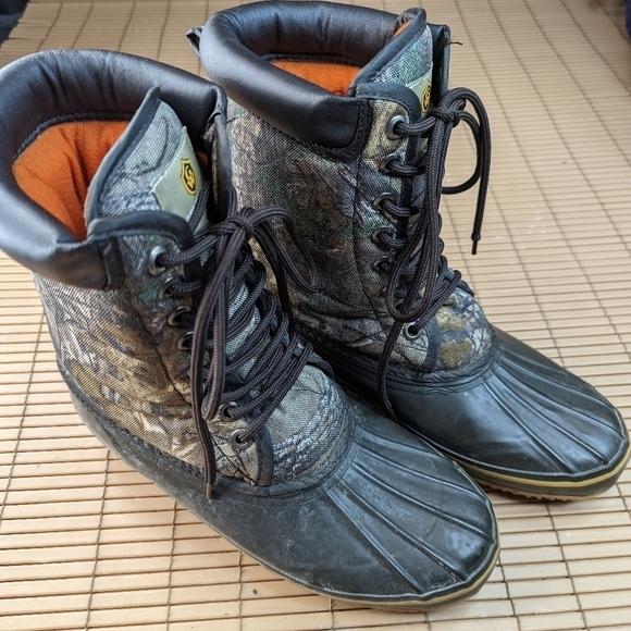 Game Winner men's duck boot. Camouflage. Waterproof. Thermolite Insulation. Wint - Picture 2 of 11